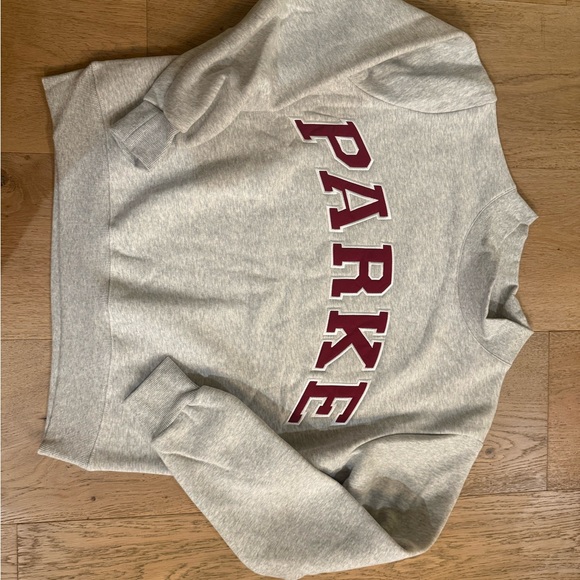 Parke Women's Holiday Varsity Mockneck - Picture 2 of 3